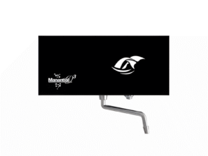 Purificador de agua a base de ozono con panel de vidrio templado color negro