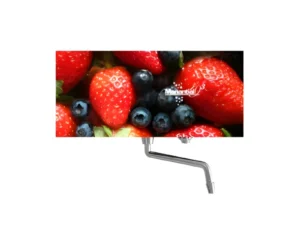 Purificador de agua a base de ozono con panel de vidrio templado con motivo de fresas y arándanos.