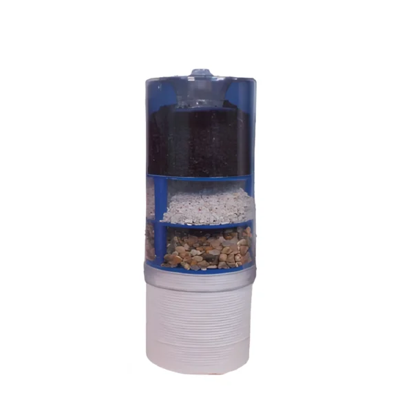 Filtro multicapa de piedras